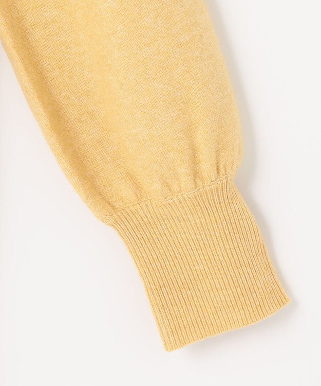 ANY SIS 【洗える】袖フレアーレイヤード ニット ライトイエロー系