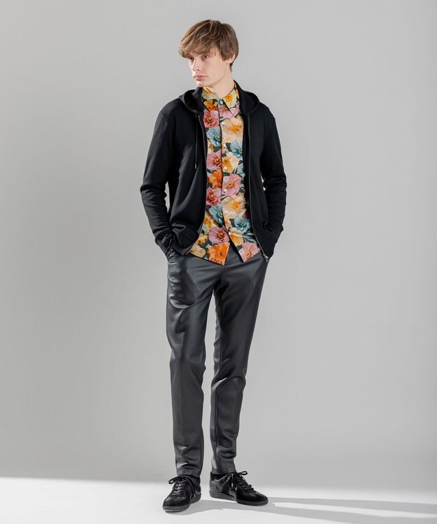 JOSEPH HOMME 【感動的な滑らかさと弾力】シンセティックレザー / PEGG ブラック系