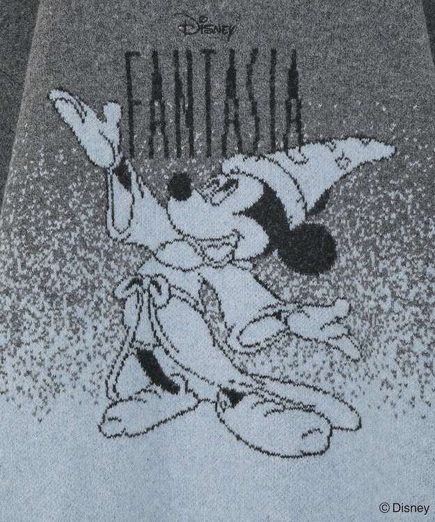 Green Parks ＦＡＮＴＡＳＩＡ／ジャガードニットプルオーバー Charcoal Gray