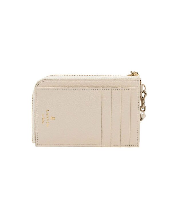 LANVIN en Bleu メラニー キーリング付きマルチケース エクリュ