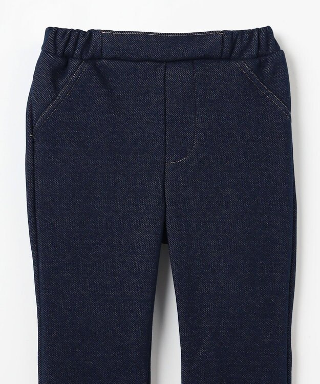 組曲 KIDS 【110-140㎝】 シャギーデニムパンツ ネイビー