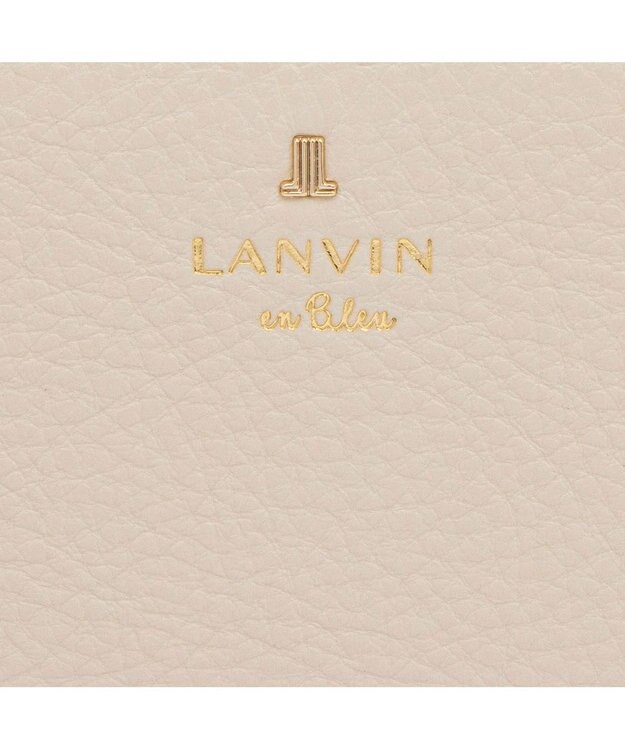 LANVIN en Bleu メラニー キーリング付きマルチケース エクリュ