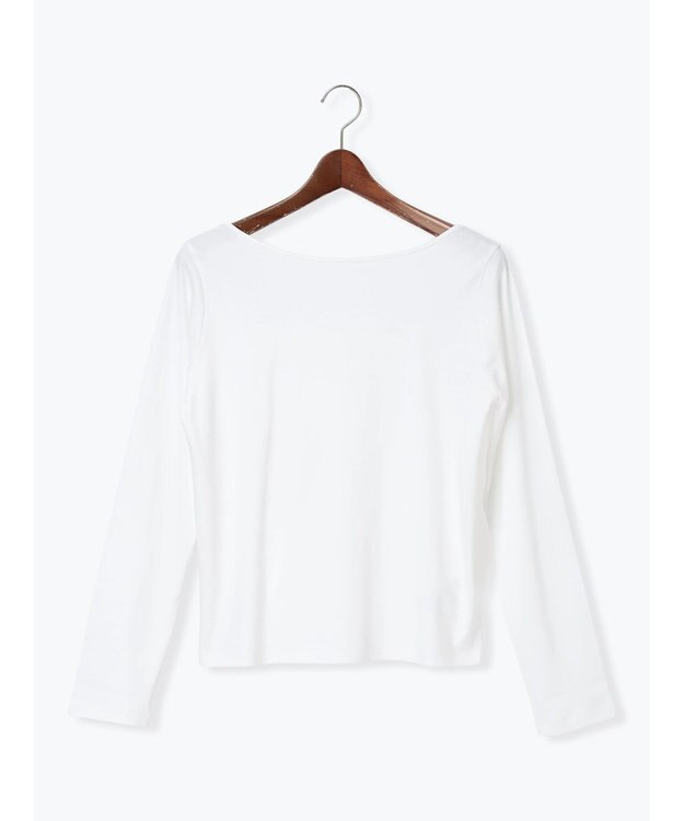 Te chichi 前後2WAYネックデザインロンT《2026 spring catalog item》 オフホワイト