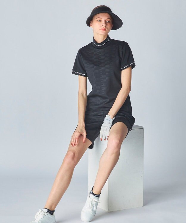 FILA GOLF／marie claire 【marie claire SPORT】モックネックシャツ ブラック