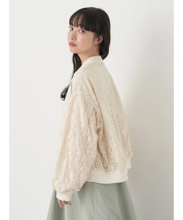 earth music&ecology リバーシブルＭＡー１ Ivory