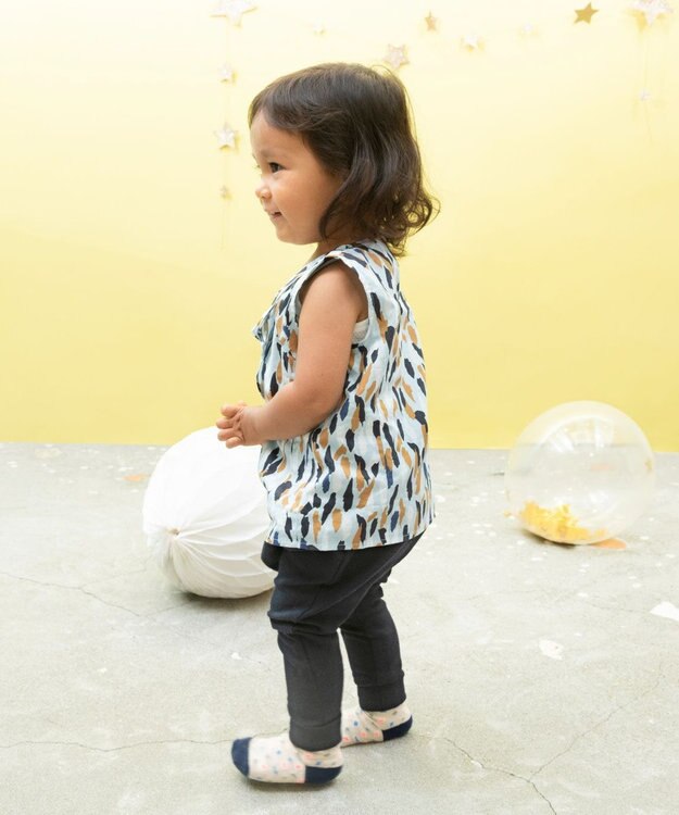 TRICOTE DOT BABY TOPS/ドットベビートップス 31L.BLUE