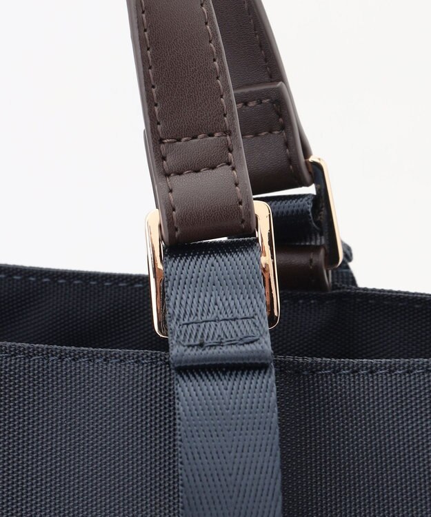 LA BAGAGERIE 縦長スクエアトート ネイビー