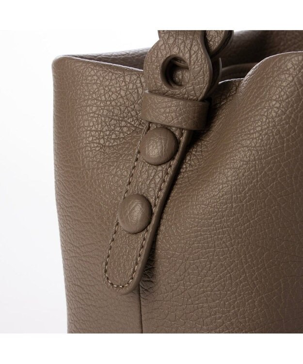 UNBILLION カシュカシュ cachecache / パッチワークハンドル合皮ミニショルダー オーク