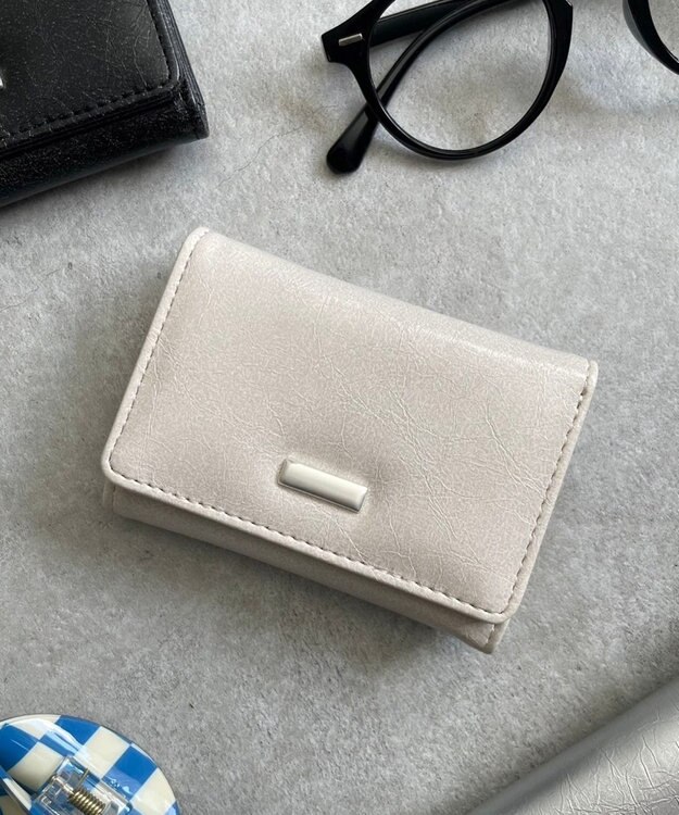 WEGO プレートフラップミニウォレット