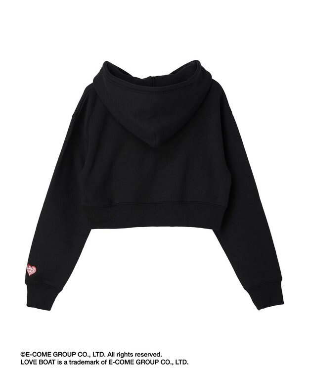 Green Parks ■別注　ＬＯＶＥ　ＢＯＡＴ　ショートＺＩＰパーカー Black