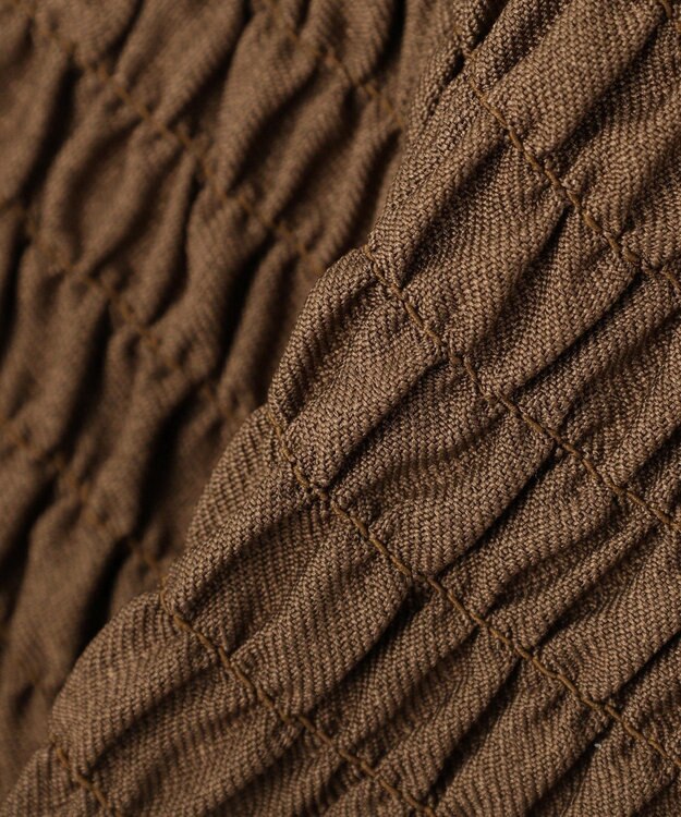 Green Parks シャーリングサロペット Brown