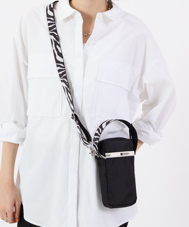 LeSportsac TH MINI CROSSBODY/ノワールゼブラ ノワールゼブラ