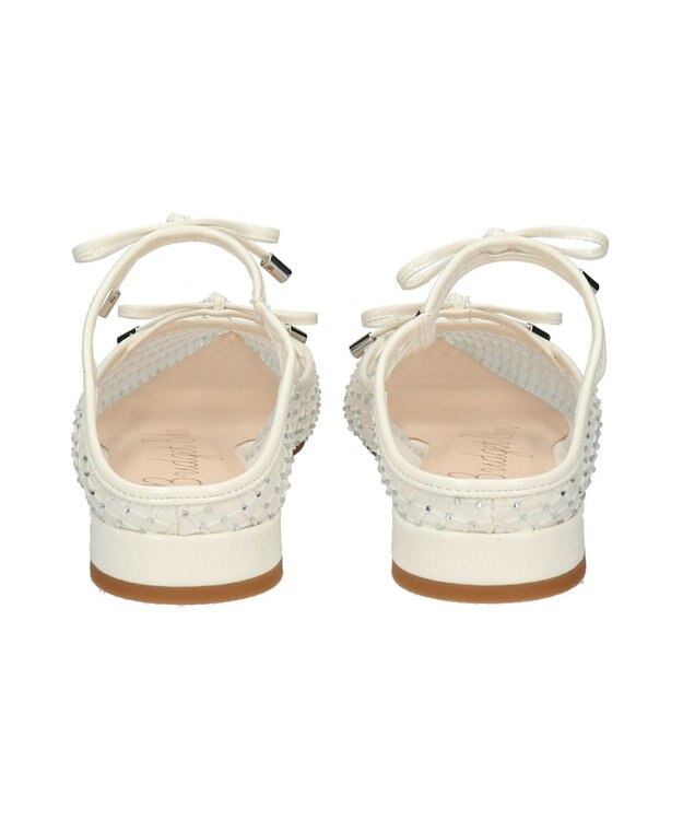 Bridget Birkin 【Bridget Birkin】ダブルリボンミュール ホワイト雑材