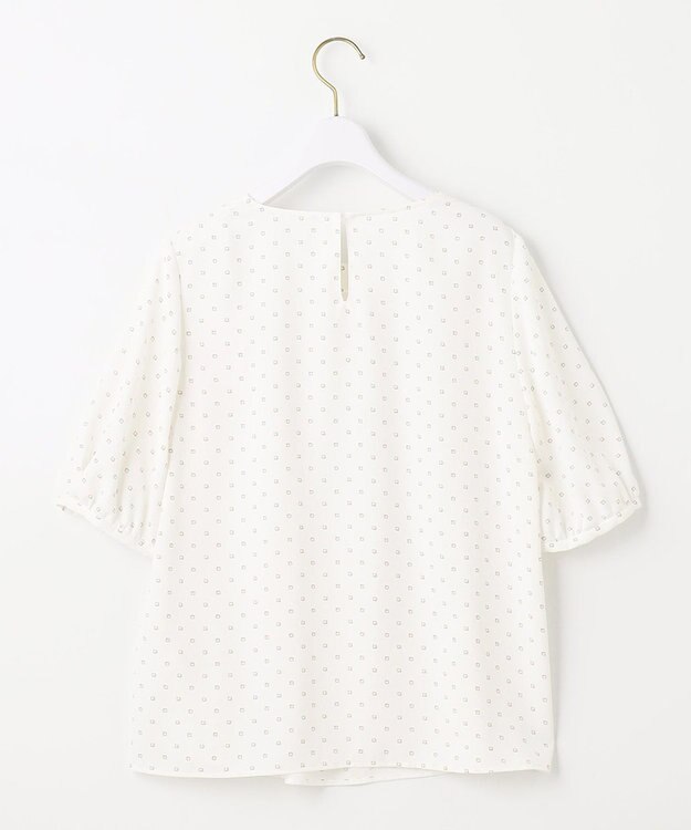 ANY SIS 【洗える】フロントタック ブラウス オフベース