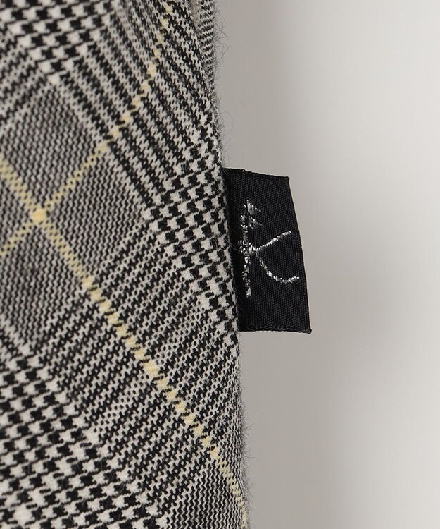 組曲 KIDS 【150-160cm】ティアードチェック スカート グレー系3