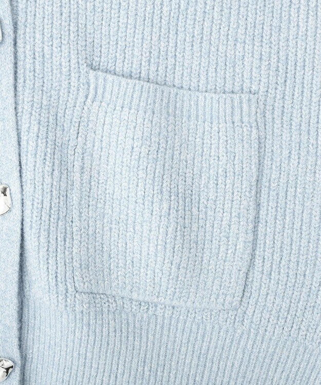 CRAFT STANDARD BOUTIQUE Ｖネックオーバーサイズニットベスト Sax