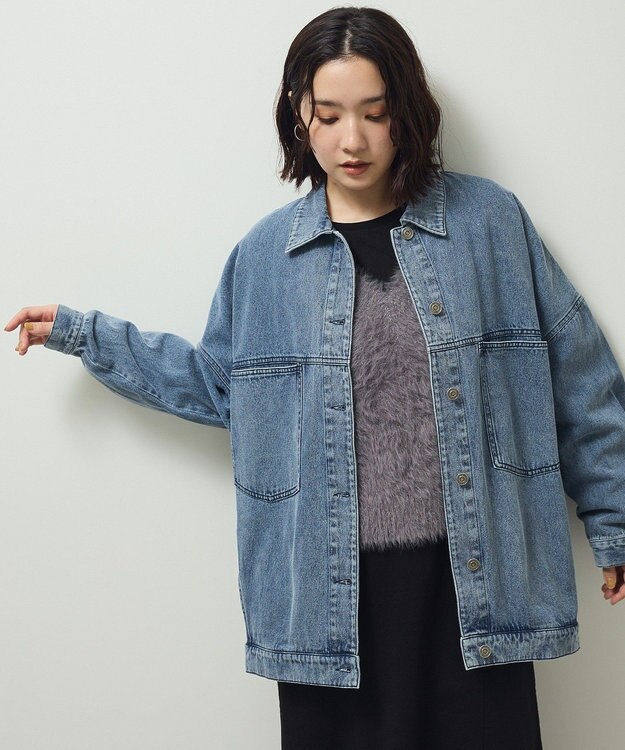 Green Parks ＢＩＧシルエットＧジャン Indigo