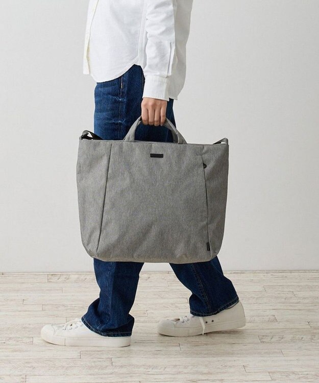 ROOTOTE 1039【超軽量撥水素材】SN.ミディアム2way.ライトウォーターリペレント-G 02：グレー