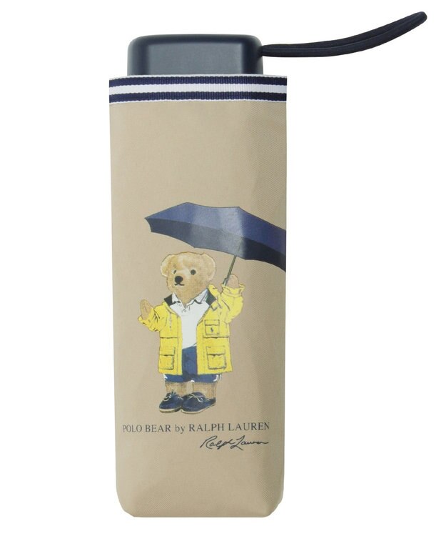 MOONBAT 【ポロベア/コンパクトミニ】POLO RALPH LAUREN（ポロ ラルフローレン） ツイル無地×レインベア ベージュ