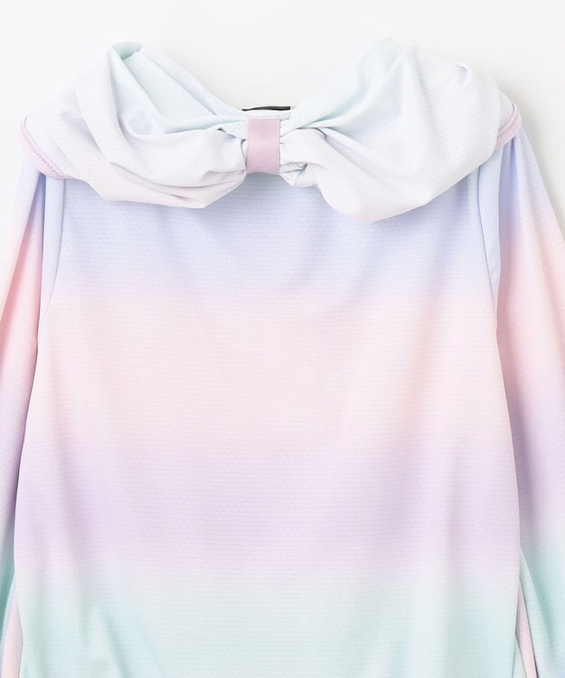 ANY KIDS サラサラ UVカット パーカー レインボー