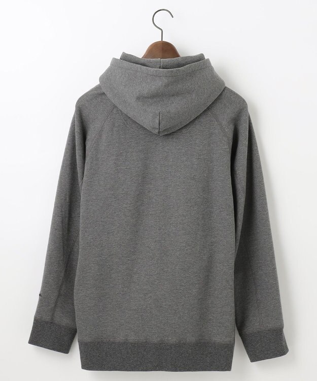 JOSEPH ABBOUD MOUNTAIN 【SPACE／UNISEX】OGパイルエンブロイダリー パーカー グレー系