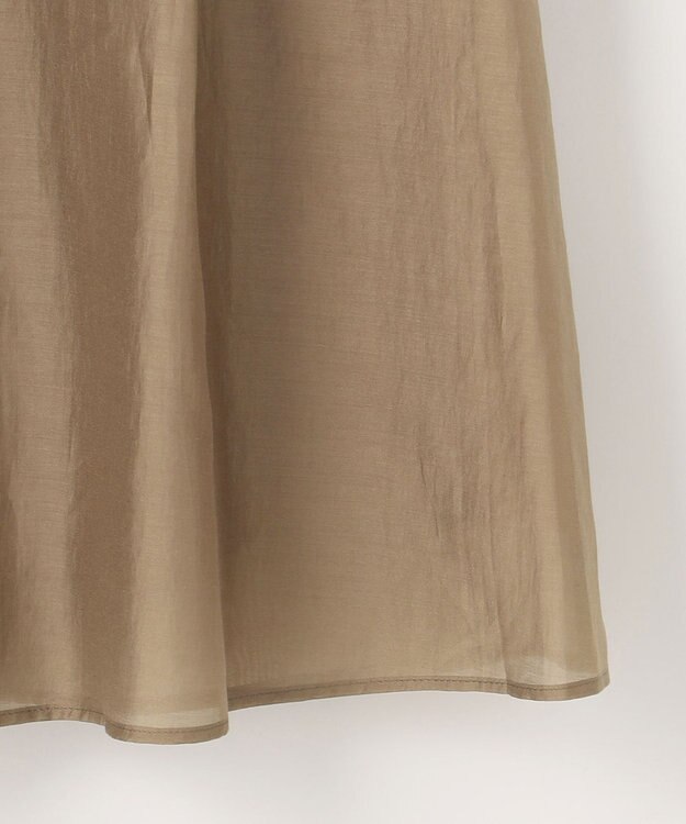 自由区 【カタログ掲載・セットアップ対応】エアリーローンプレーン スカート ベージュ