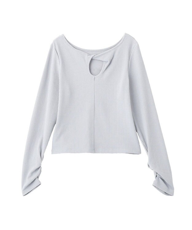 earth music&ecology 【前後2WAY】ツイストカットアウトプルオーバー Sax