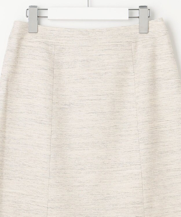 J.PRESS LADIES ライトツイードストレッチ スカート ベージュ系1