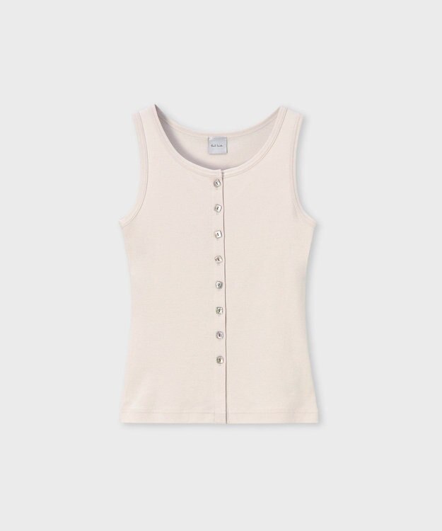 Paul Smith スクエアボタン タンクトップ アイボリー
