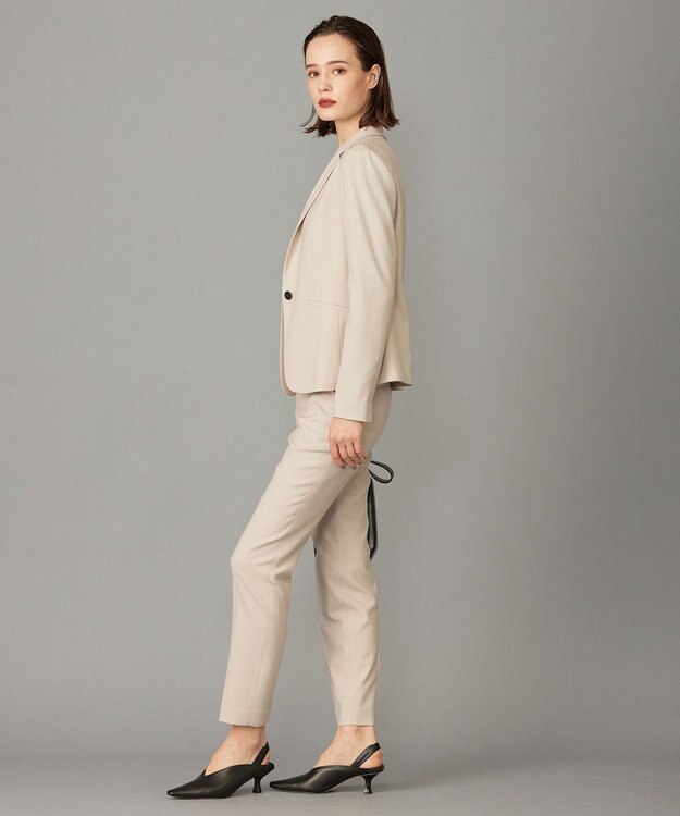 ICB 【セットアップ対応】ウールストレッチ テーラードジャケット トープ系