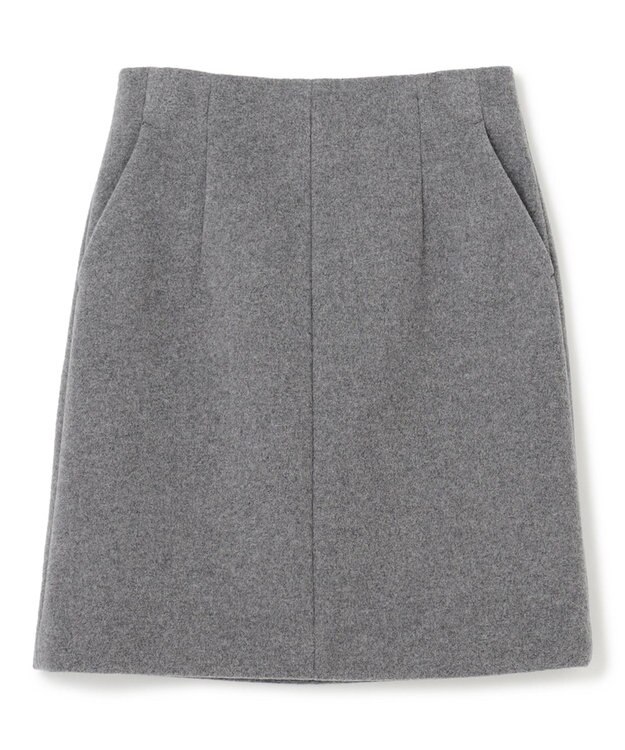 uncrave プルーフ メルトン ミニスカート（uncrave STANDARD） トップグレー