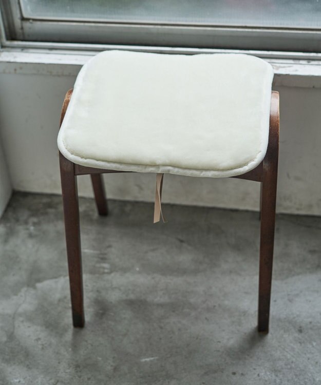 LOOM&SPOOL SRN3ウールチェアマット アイボリー