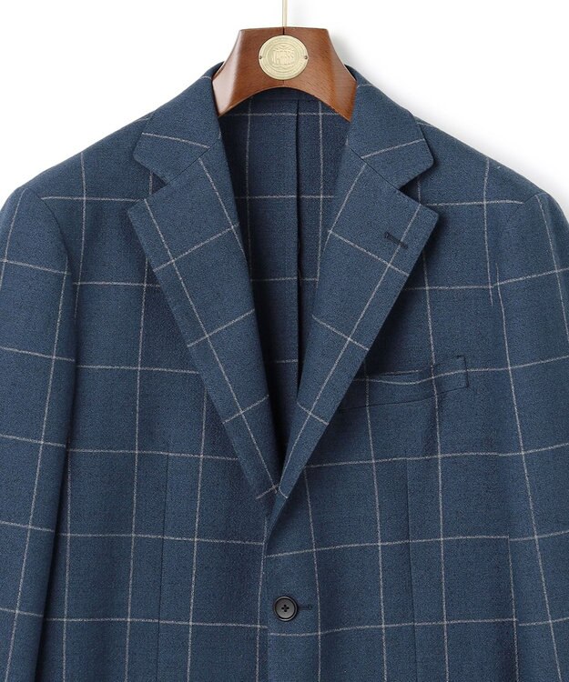 J.PRESS MEN 【WEB・一部店舗限定】オーシャクラブチェック ジャケット ネイビー系4