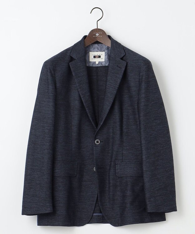 JOSEPH ABBOUD 【洗える】スタイルアップジャケット ネイビー系