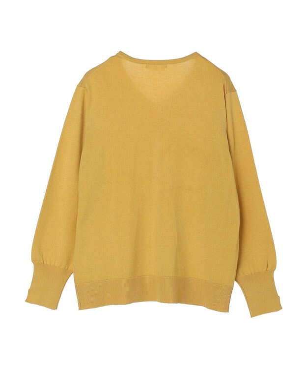 Green Parks アルガンオイル配合　Ｖネックプルオーバー Yellow