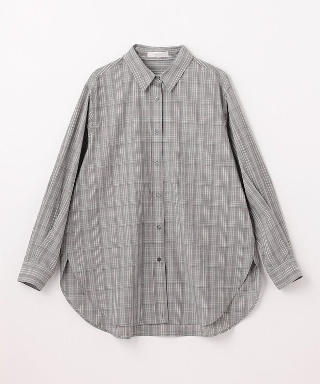 ANY 【UVカット/抗菌防臭/速乾】エニィファンクション　カシュクールシャツ グレンチェック