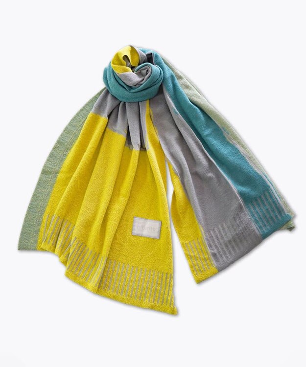 nitorito 【UNISEX】oh.hori ストール yellow