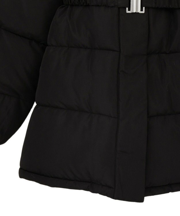 Green Parks ・ｓｗｉｎｇ　ｂｙ　ファイバーダウンベルト付コート Black