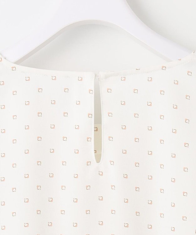 ANY SIS 【洗える】フロントタック ブラウス オフベース