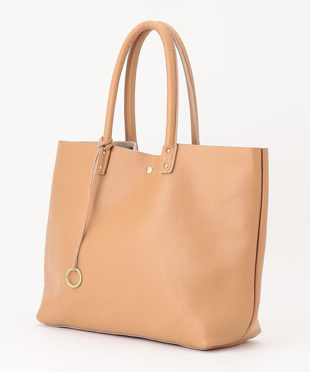 UNBILLION 【テレビ ドラマ着用アイテム】Otias シュリンクレザートートバッグ ベージュ