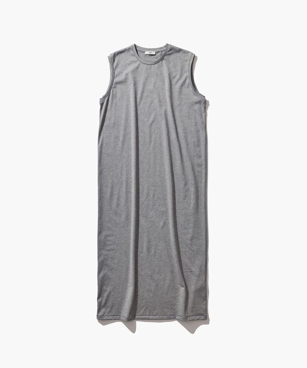 ATON SUVIN 60/2 | スリーブレスドレス TOP GRAY