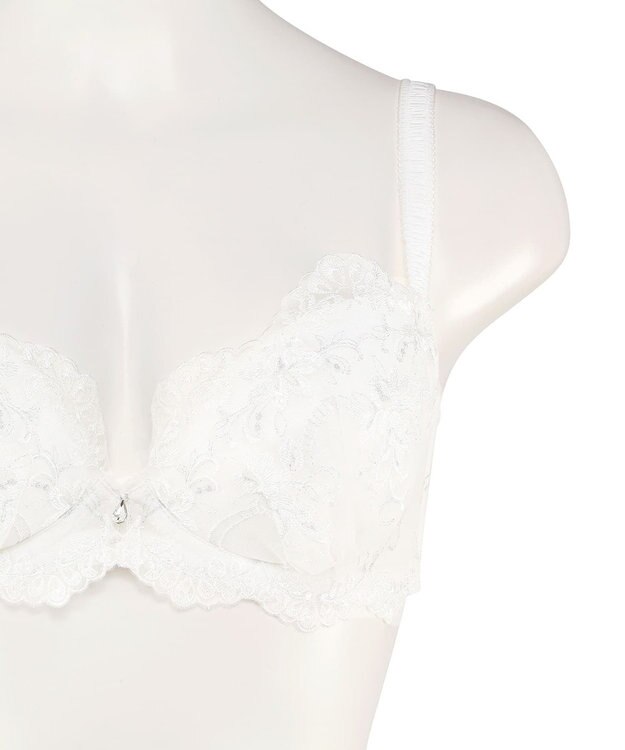 San-ai Resort（三愛水着楽園） エレガントコレクション【2503】単品ブラEFGカップ 【背中すっきり】 ホワイト