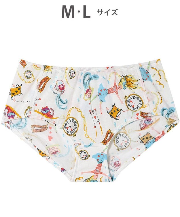 tsumori chisato SLEEP ツモリチサト ショーツ 綿混ベア天竺素材(身生地) レディース UPX566/ワコール アイボリー