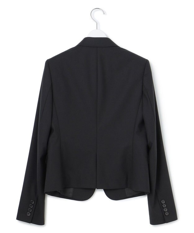 23区 【セットアップ対応】ラフィーネウール 二つ釦 ジャケット ブラック系