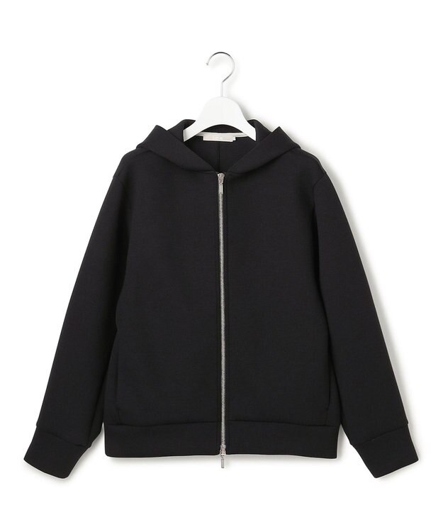 ICB 【WEB限定カラーあり】ソフトダンボール ジップアップ フーディ ブラック