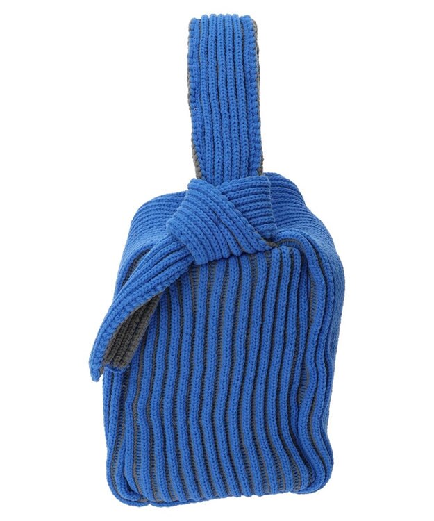 earth music&ecology ツートンリブワンショルバッグ Blue