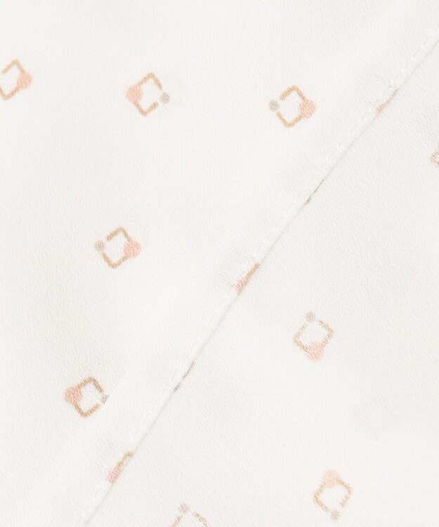 ANY SIS 【洗える】フロントタック ブラウス オフベース