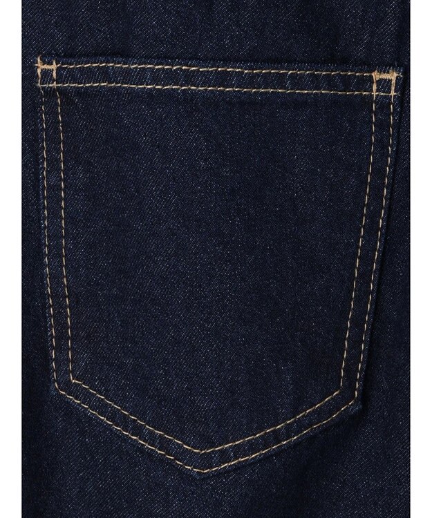 Green Parks ロールアップストレートデニムパンツ One Wash