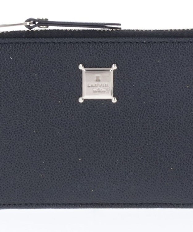 LANVIN en Bleu キャビアン フラグメントケース ブラック