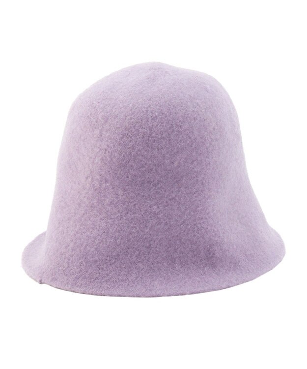 MOONBAT PAUL & JOE ACCESSOIRES 【畳める】ウール100%ネコチャーム付クロッシェ UV ラベンダー